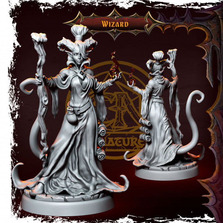 Epic Adventure Miniatures - Infernal Tiefling Heroes 35mm