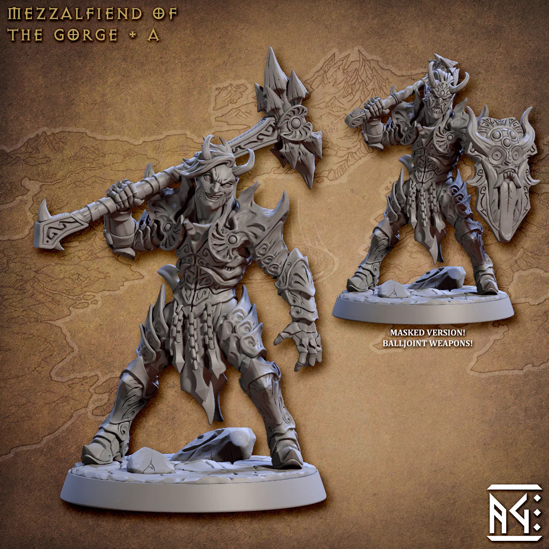 Artisan Guild - Tiefling Mezzalfiend of the Gorge A - The Demon King´s Spawn 2022 July