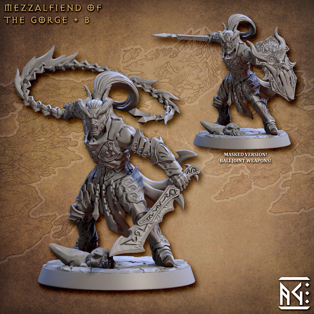 Artisan Guild - Tiefling Mezzalfiend of the Gorge B - The Demon King´s Spawn 2022 July