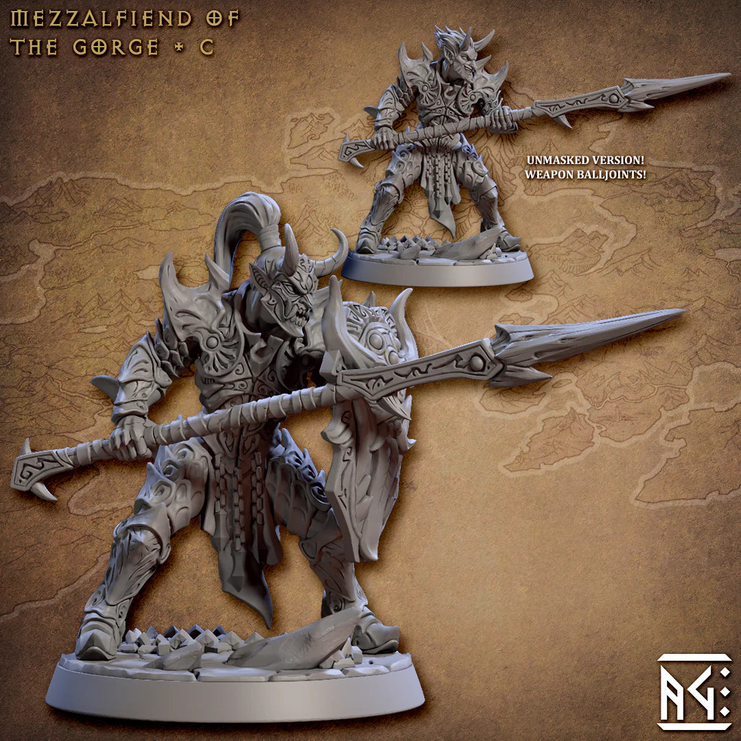 Artisan Guild - Tiefling Mezzalfiend of the Gorge C - The Demon King´s Spawn 2022 July
