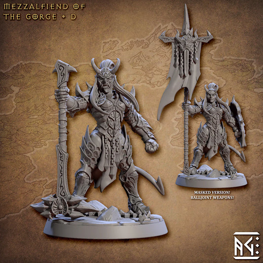 Artisan Guild - Tiefling Mezzalfiend of the Gorge D - The Demon King´s Spawn 2022 July