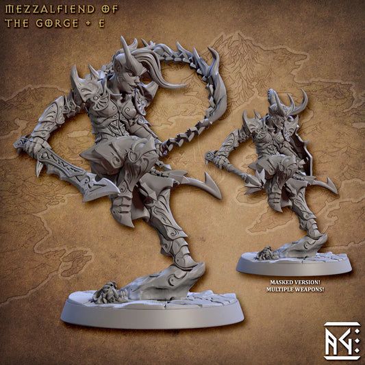 Artisan Guild - Tiefling Mezzalfiend of the Gorge E - The Demon King´s Spawn 2022 July