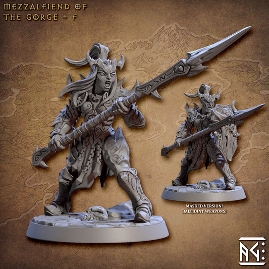 Artisan Guild - Tiefling Mezzalfiend of the Gorge F - The Demon King´s Spawn 2022 July