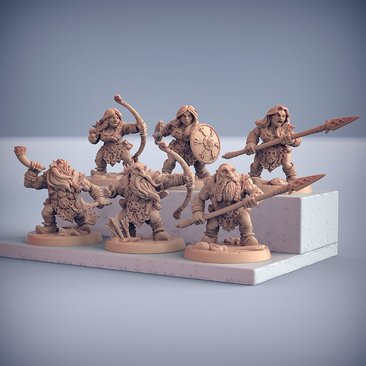 Artisan Guild - Dwarven Mountaineers of Skutagaard 2022 April Release 35mm