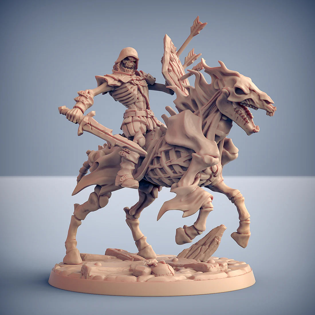 Artisan Guild - Old Burg Skeleton Nightmare Rider B - Old Burg Fallen Ones 2021 February