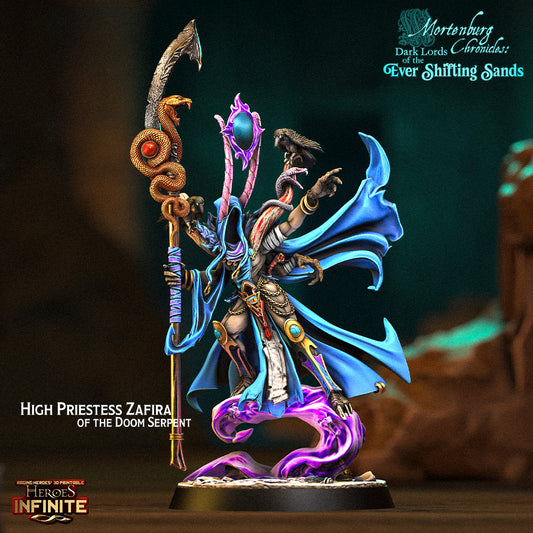 Heroes Infinite Raging Heores - High Priestess Zafira , Tzeentch Disciples - Mortenburg Chronicles 2025 April