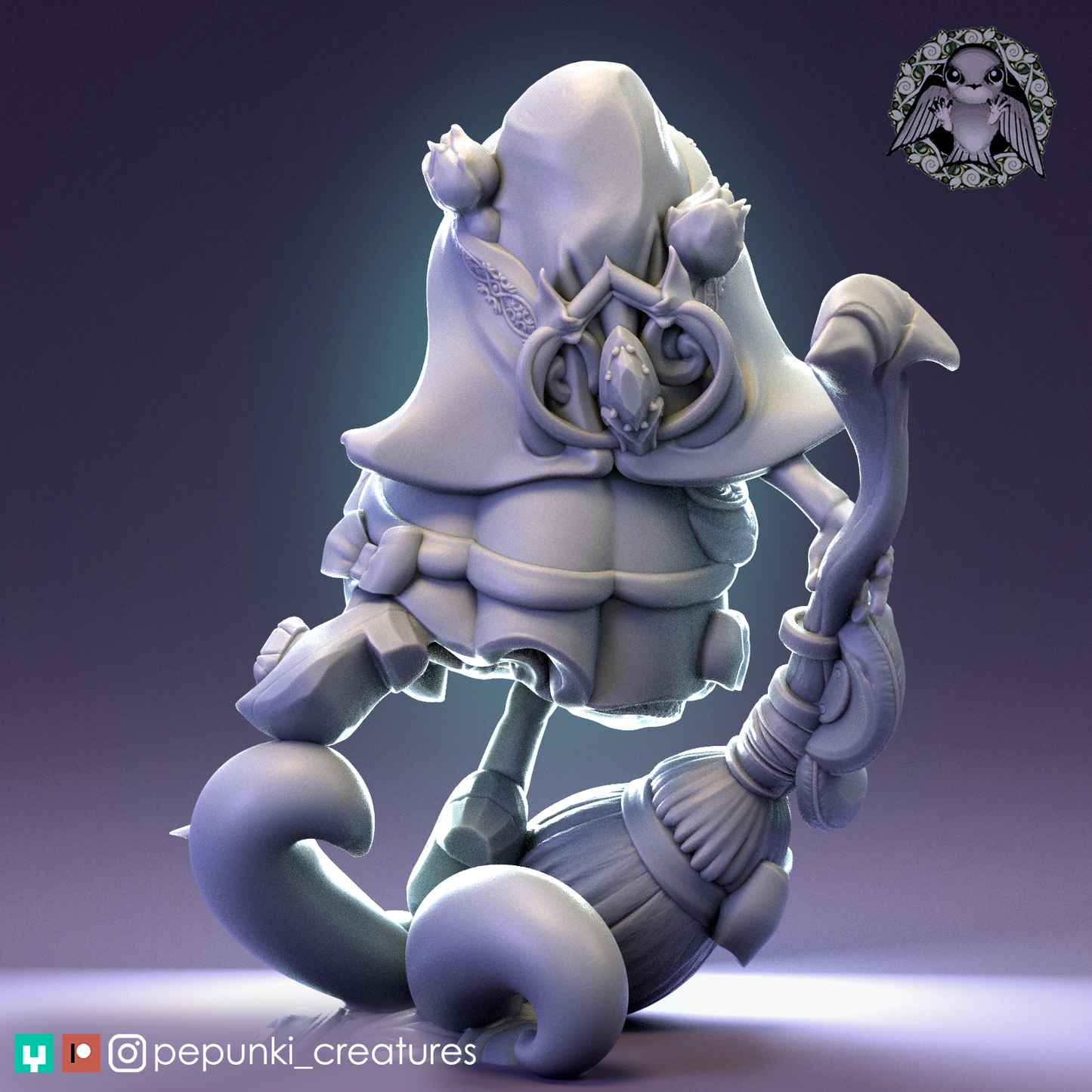 Pepunki Creatures - Broom Frog - 2023 October