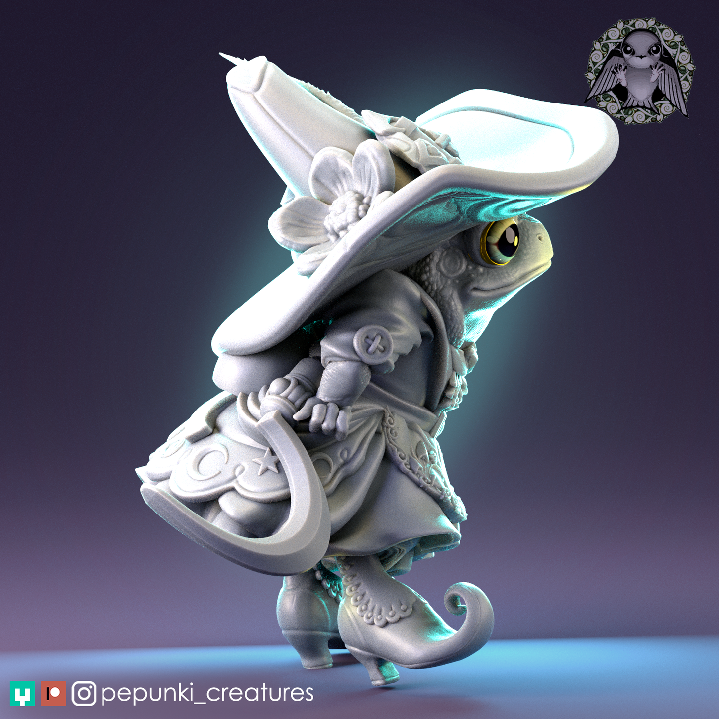 Pepunki Creatures - Toad Witch - 2023 October