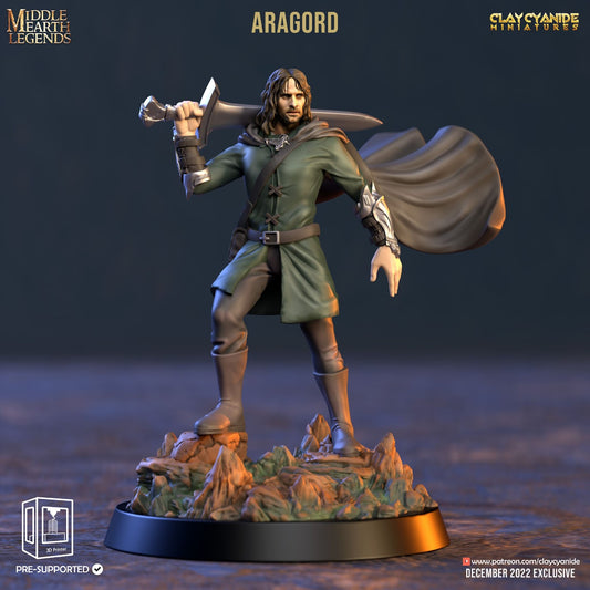 Clay Cyanide - Aragorn, The Lord of The Rings - Middle earth legends 2022 December