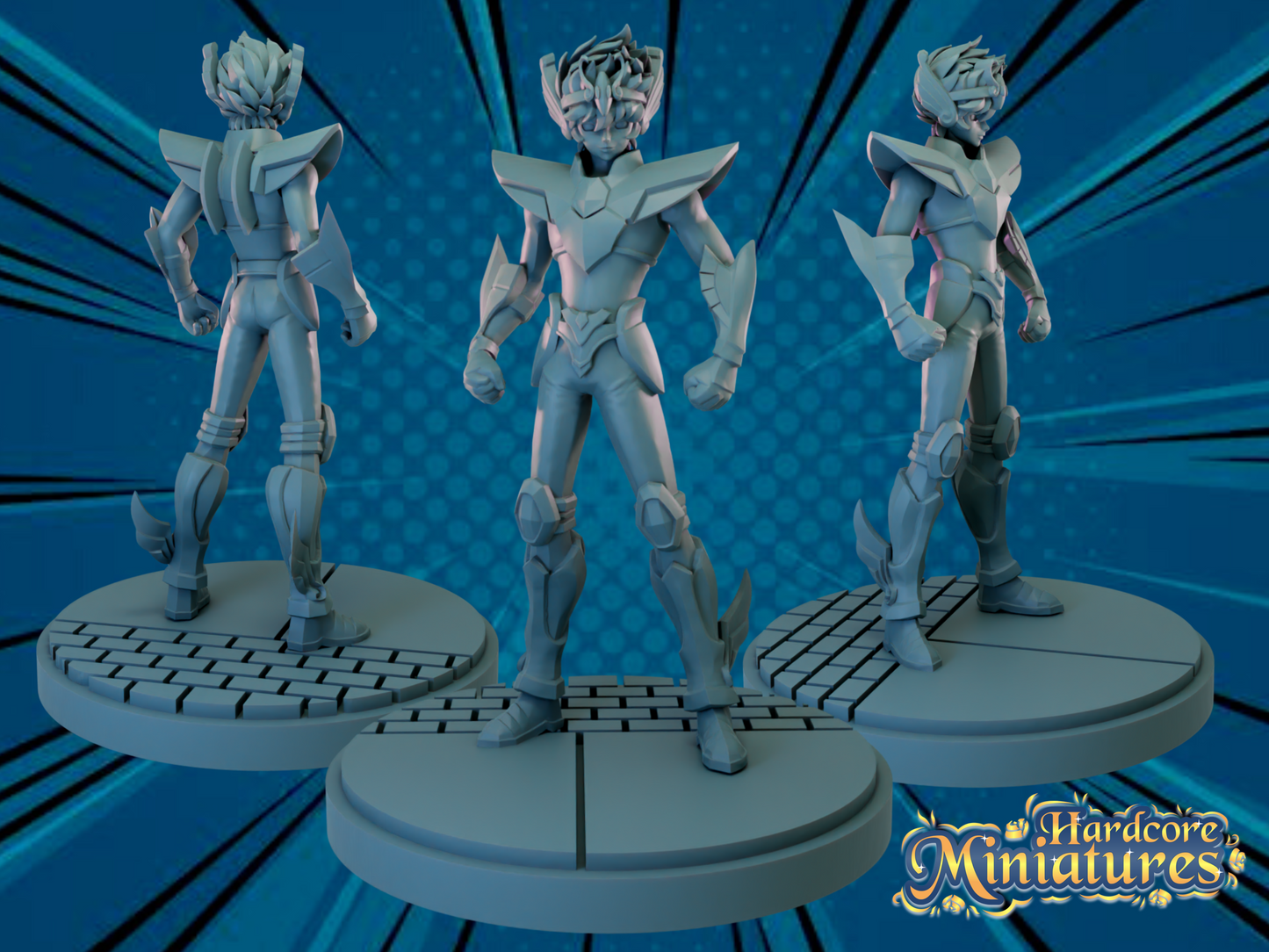 Hardcore Miniatures - Seiya de Pegaso, Caballeros de Bronce - Caballeros del Zodiaco