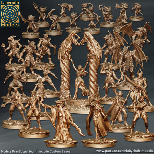 Labyrinth Models - Dragon Cult 2023 January Release 35mm