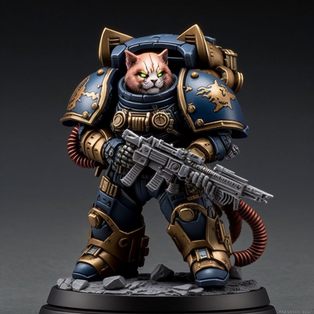 Games Workshop Warhammer 40K - Catprime Michiprime Marine