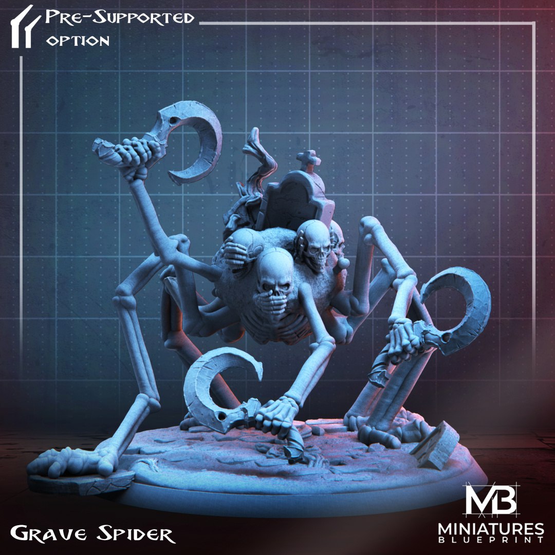 Miniatures Blueprint -  Graveyard Haunters 2023 October Release 35mm