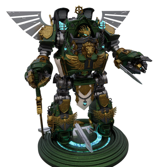 Games Workshop - The Lion's Dreadnought, Dark Angels - Warhammer 40K