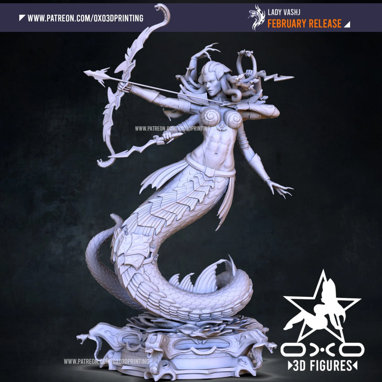 0X03D Figures - Lady Vashj World of Warcraft 14cm - 22cm