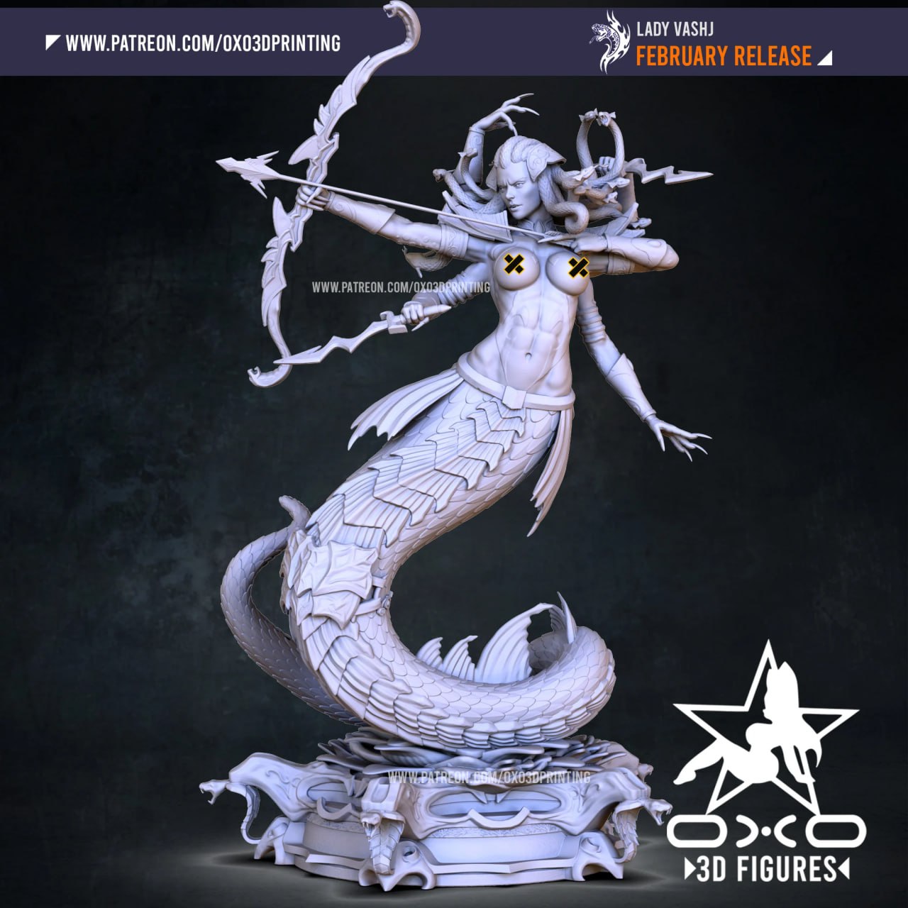 0X03D Figures - Lady Vashj World of Warcraft 14cm - 22cm