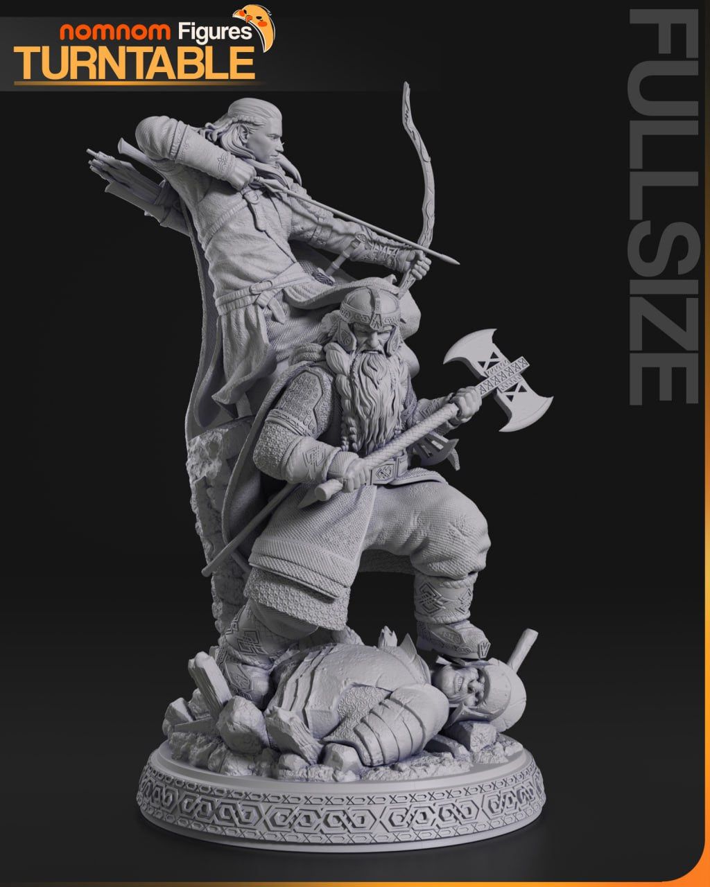 NomNom Figures - Gimli and Legolas - The Lord of The Rings