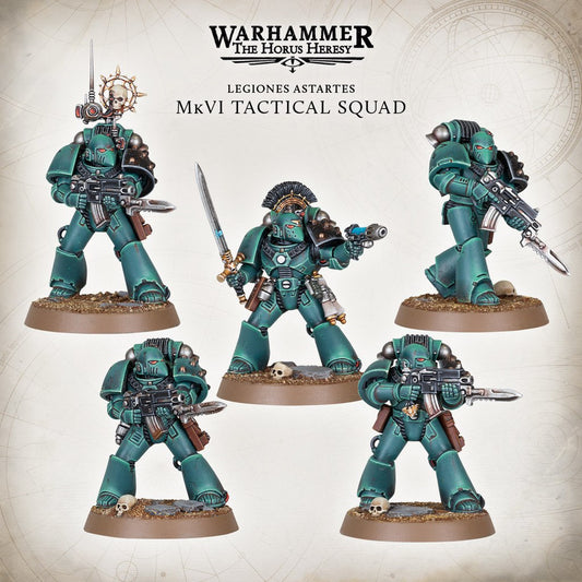 Games Workshop - Legion MKVI Tactical Squad, Space Marines - Warhammer 40K