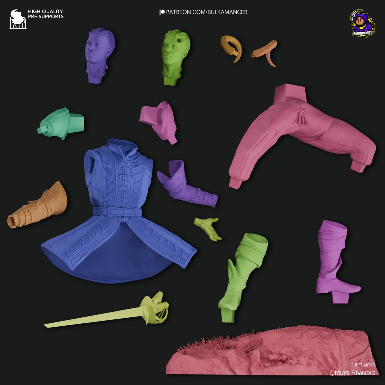 Bulkamancer - Wyll, Blade Frontier - Baldurs Gate 3