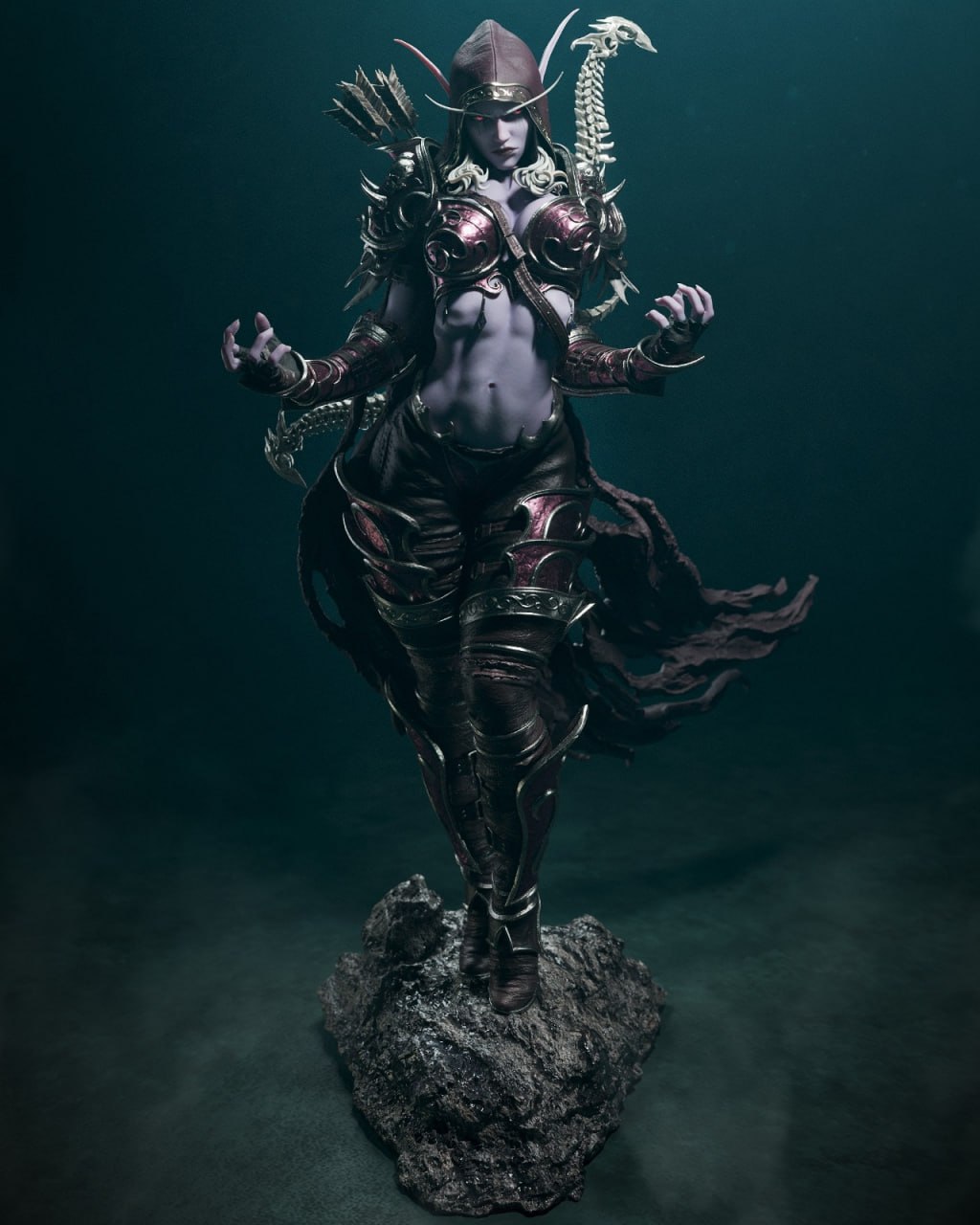 CA3D Studios - Sylvanas Windrunner World of Warcraft 320mm /160mm / 75mm / 40mm