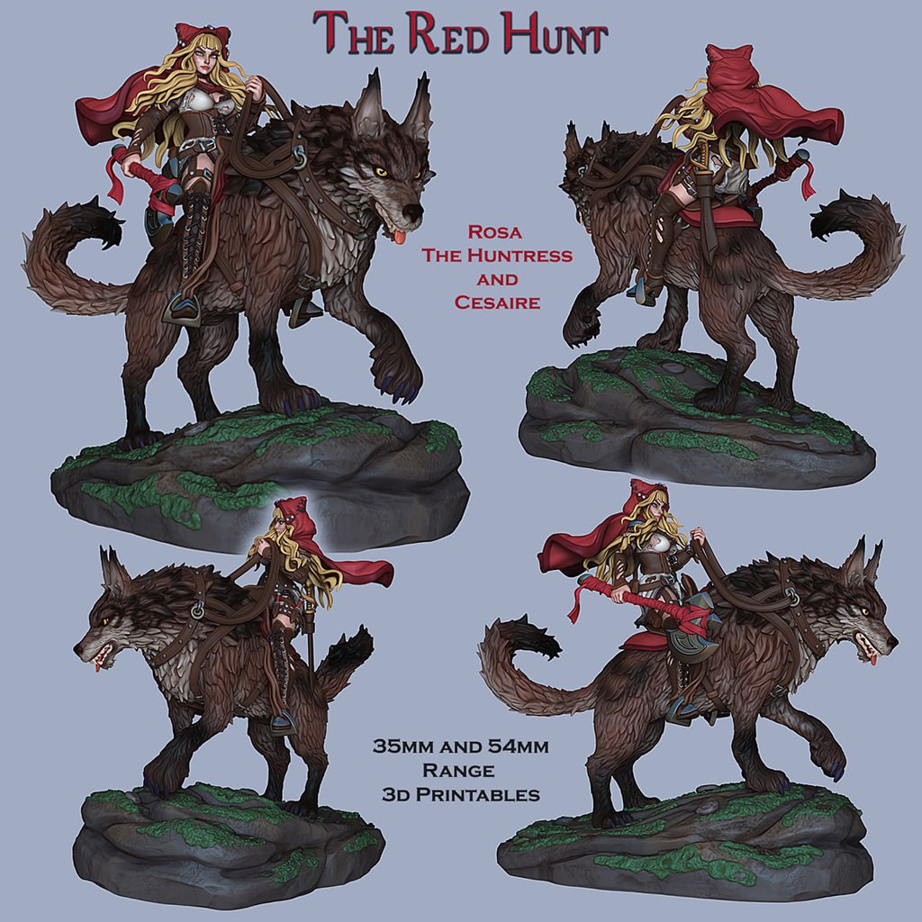 Ronin Arts - The Red Hunt Velled Forest Tales 2024 July Release 35mm