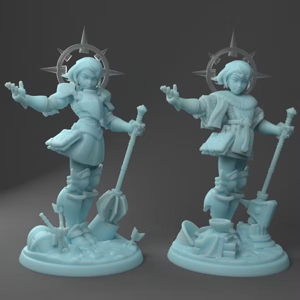 Twin Goddess Miniatures - Joanna the Cleric - 2020 Jnue