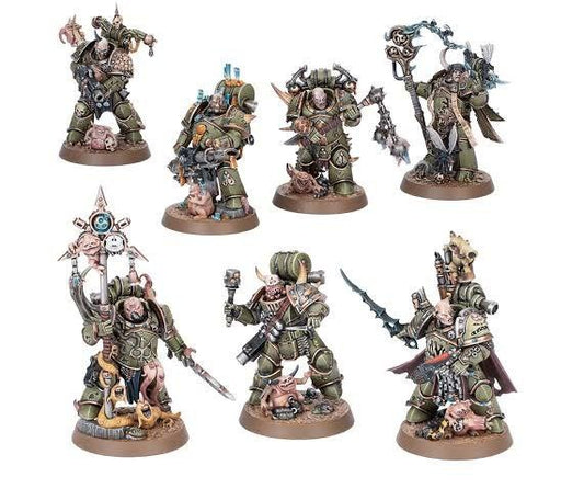 Games Workshop - Death Guard Heroes, Nurgle´s Children - Warhammer 40K