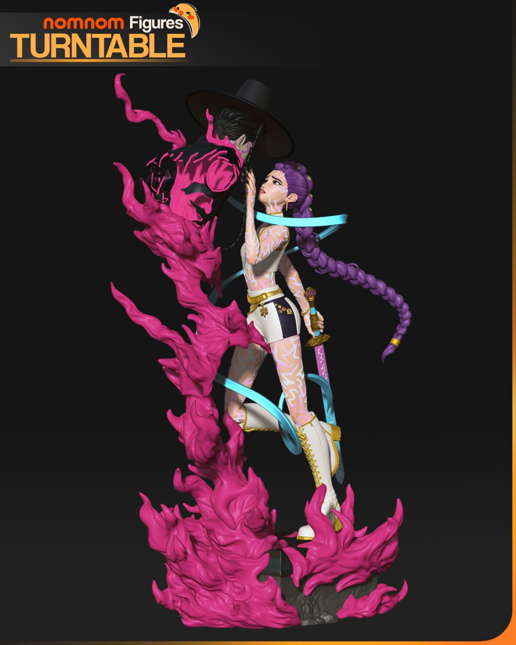 NomNom Figures - Rumi & Jinu, K-Pop Demon Hunters