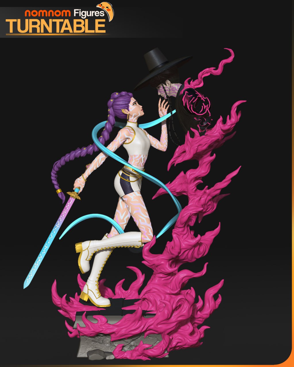 NomNom Figures - Rumi & Jinu, K-Pop Demon Hunters