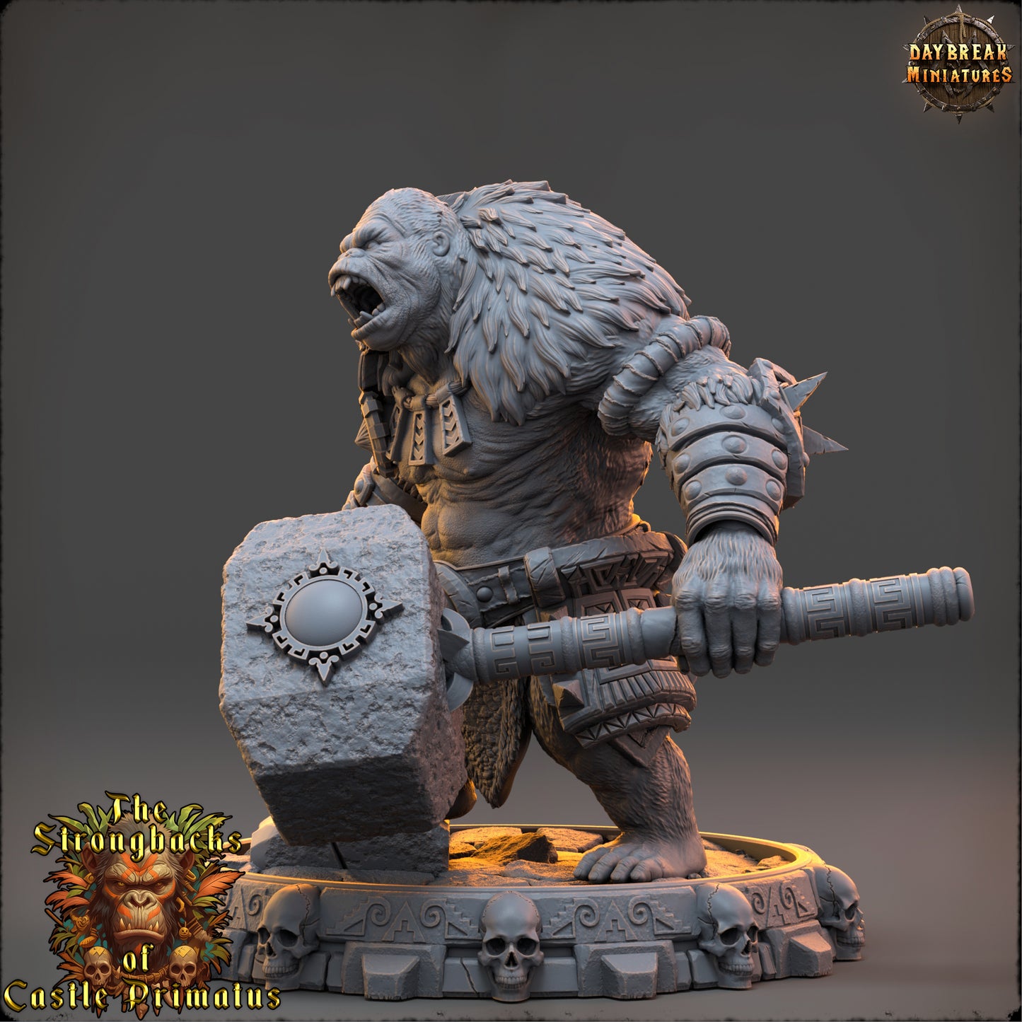 Daybreak Miniatures - Raka Windar - The Strongbacks of Castle Primatus 2024 November