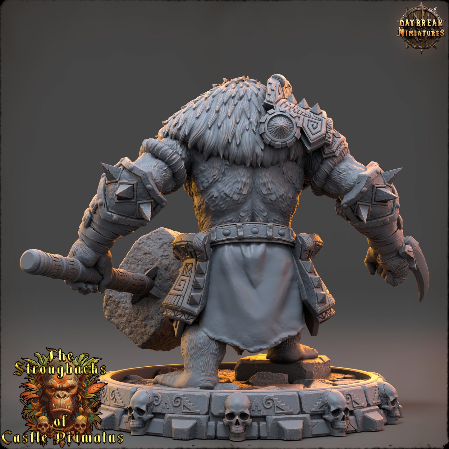 Daybreak Miniatures - Raka Windar - The Strongbacks of Castle Primatus 2024 November