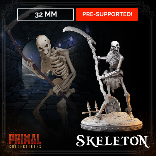 Primal Collectibles - Skeleton, Scythe - Master Dungeon Quest Pack