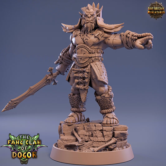 Daybreak Miniatures - Bugbear King Fangtabolous - The Fang Clan of Dogor 2022 August