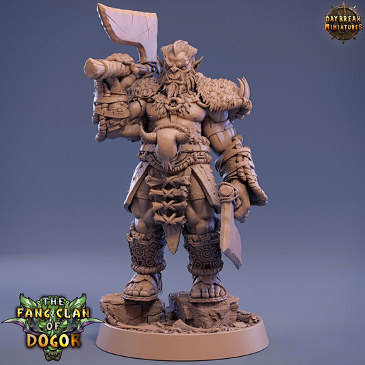 Daybreak Miniatures - Bugbear Kuu’ndran Bluntcleaver - The Fang Clan of Dogor 2022 August