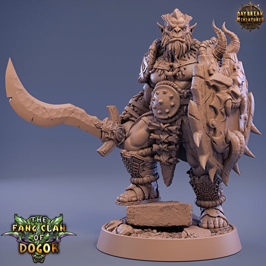 Daybreak Miniatures - Bugbear Manbrand Gorr - The Fang Clan of Dogor 2022 August