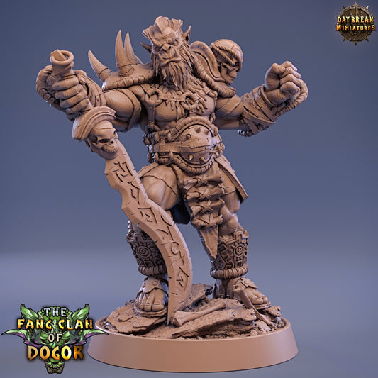 Daybreak Miniatures - Bugbear Fin’gaa Stonefang - The Fang Clan of Dogor 2022 August