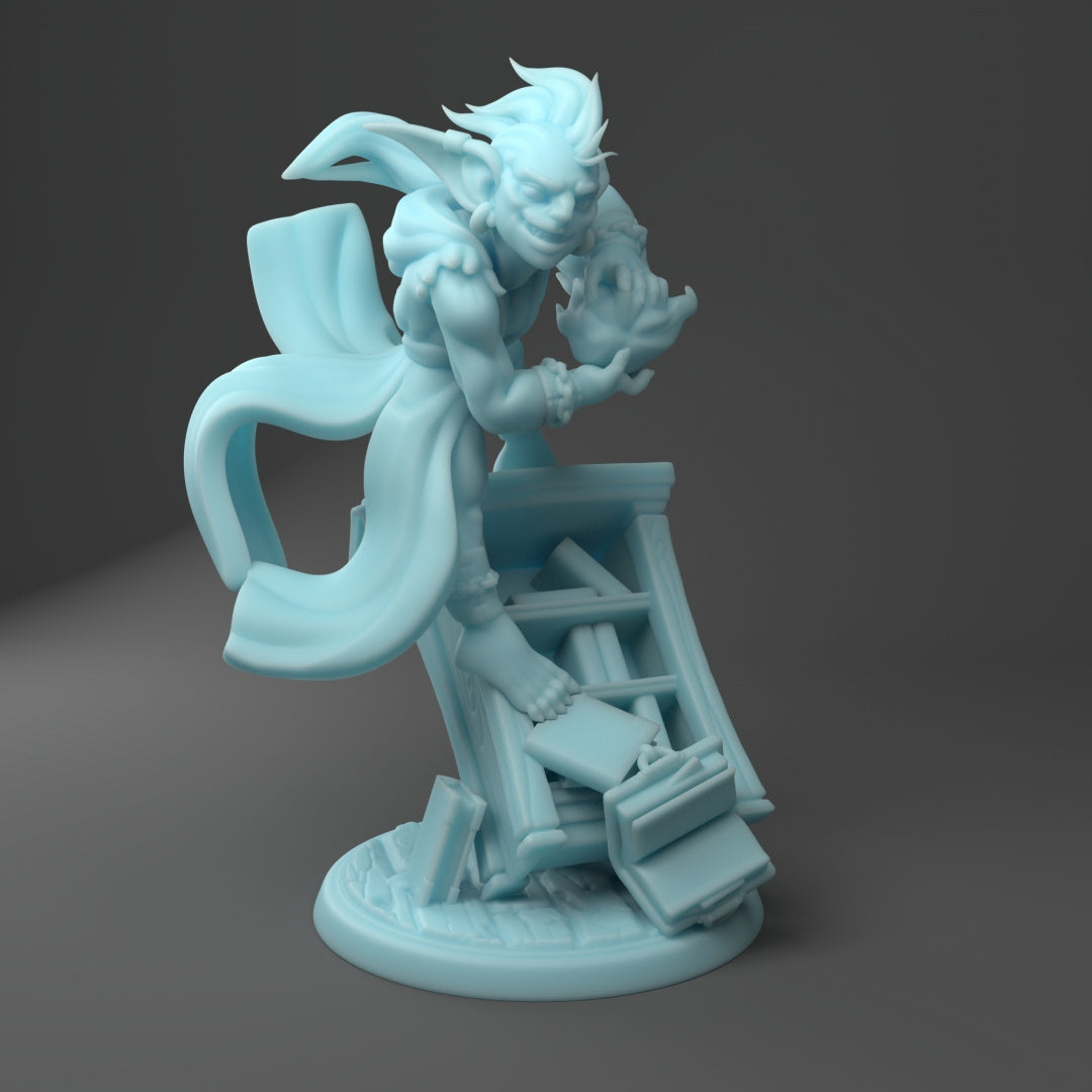 Twin Goddess Miniatures - Blaster Caster, Goblin Wizard - Goblin Month 2022 November