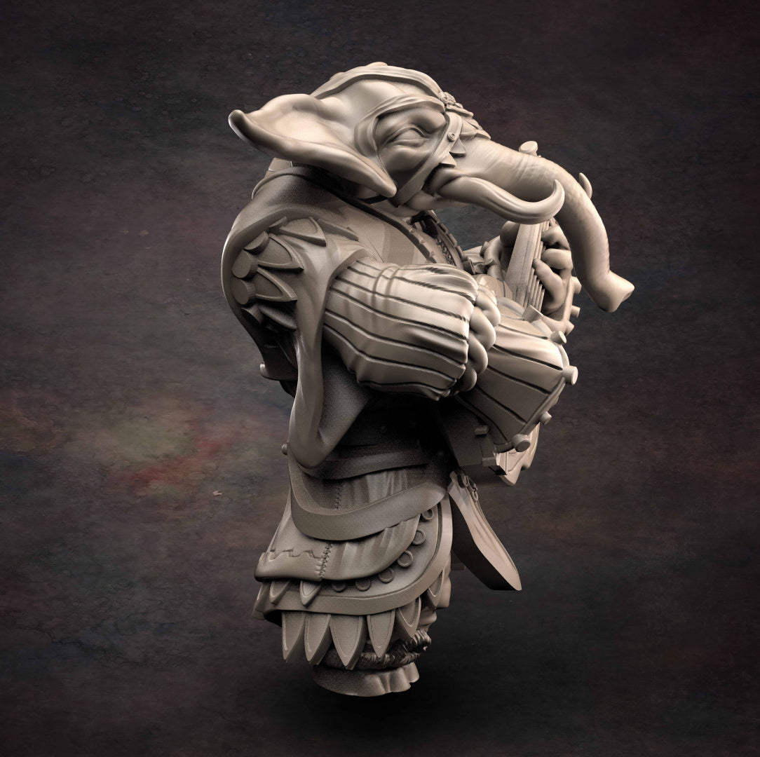 Red Clay Collectibles - Loxodon Bard 2021 October Release 35mm