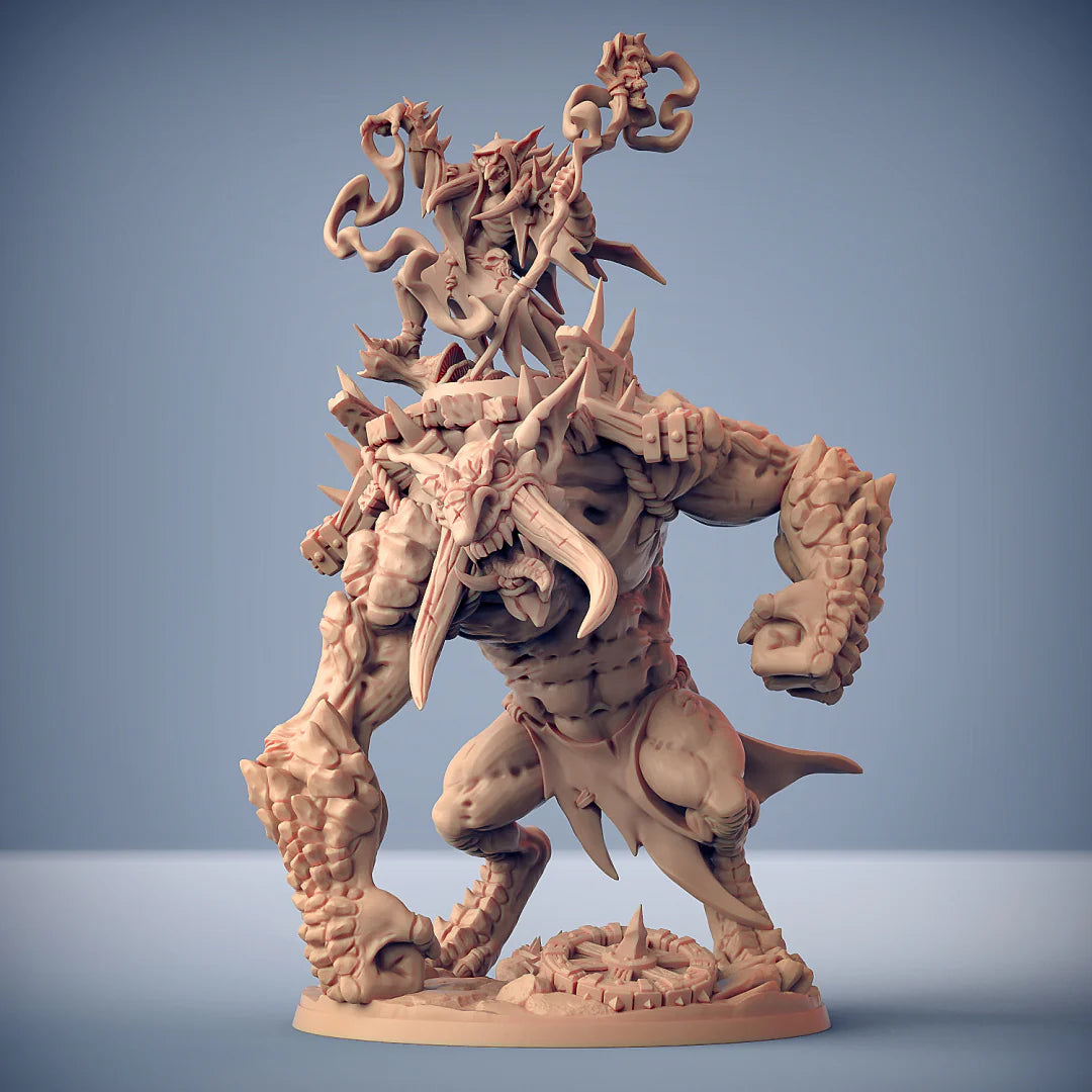 Artisan Guild - Hobgoblin Bogtraz on Blackrazor Rock Troll - Blackrazor Hobgoblins 2021 August
