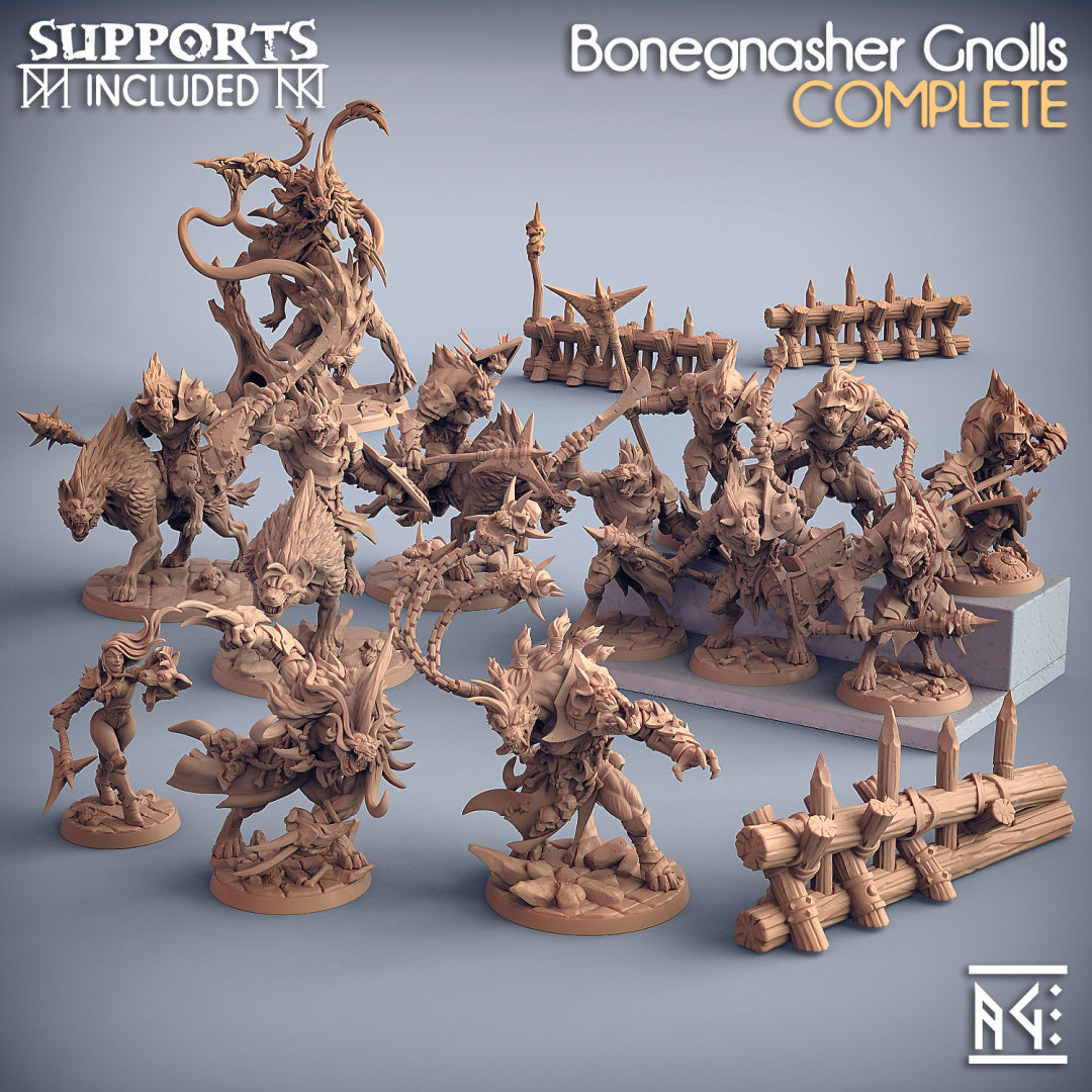 Artisan Guild - Bonegnasher Gnolls 2021 October Release 35mm