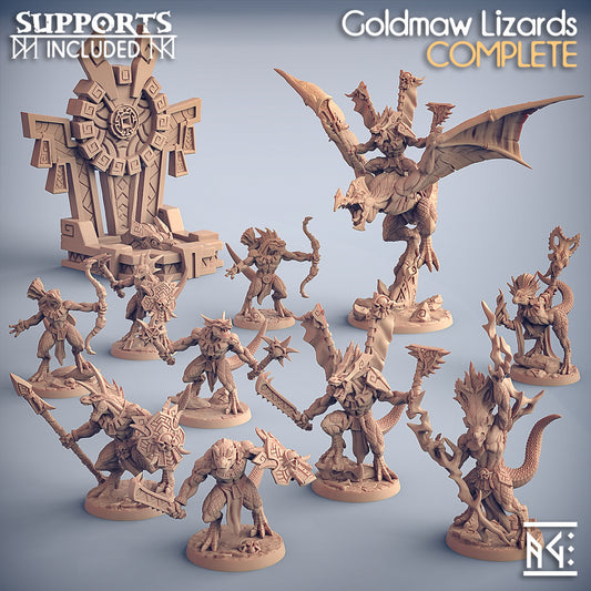 Artisan Guild - Goldmaw Lizards 2019 November Release 35mm