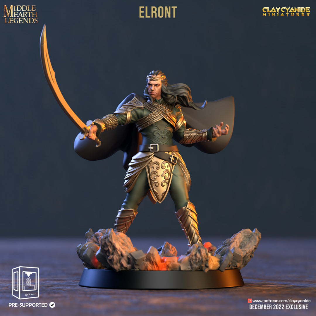 Clay Cyanide - Elrond, The Lord of The Rings - Middle earth legends 2022 December