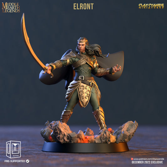 Clay Cyanide - Elrond, The Lord of The Rings - Middle earth legends 2022 December