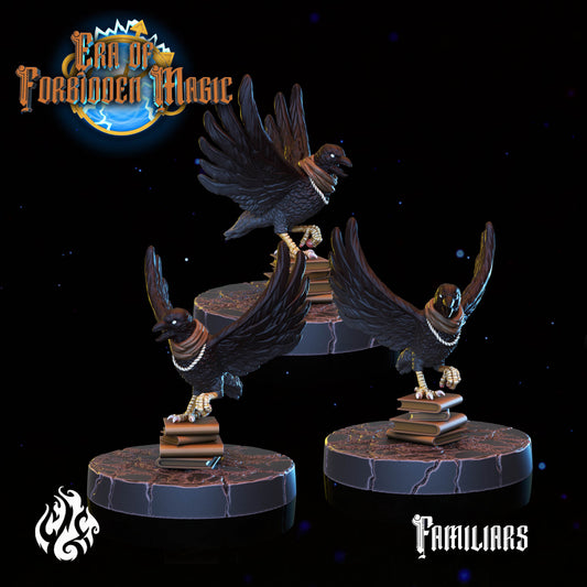 Crippled God Foundry - Crow, Familiar (Small) - Era of Forbidden Magic 2020