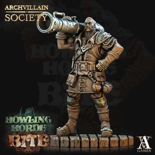 Archvillain Games - Bayard Ironblast Heavy Gunner Archvillain Society Vol. 5 Howling Horde 2021 November