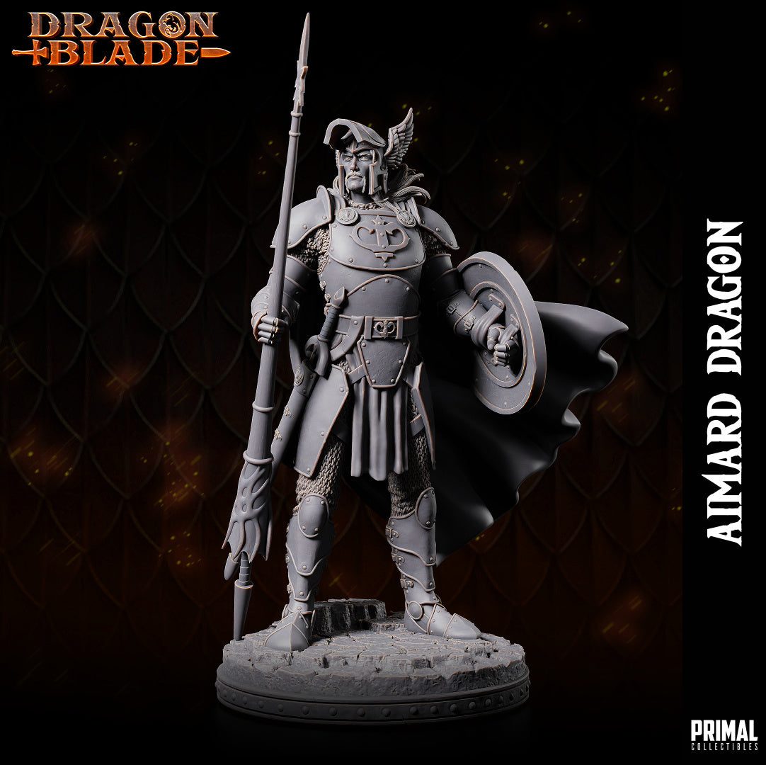 Primal Collectibles - Aimard Dragon, Human Fighter - Dragonblade 2024 January