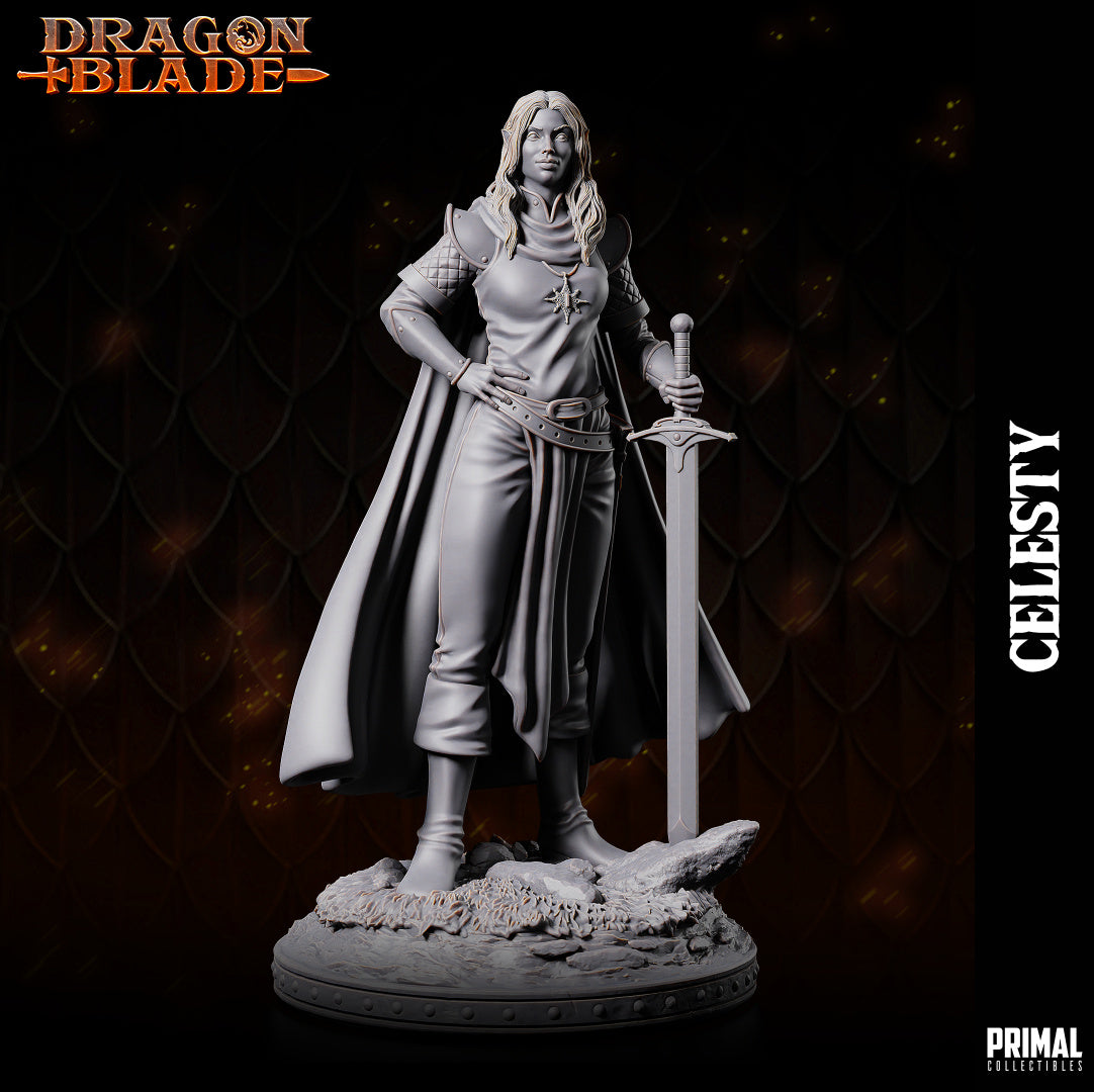 Primal Collectibles - Celesty Sunwindy, Elf Paladin - Dragonblade 2024 January