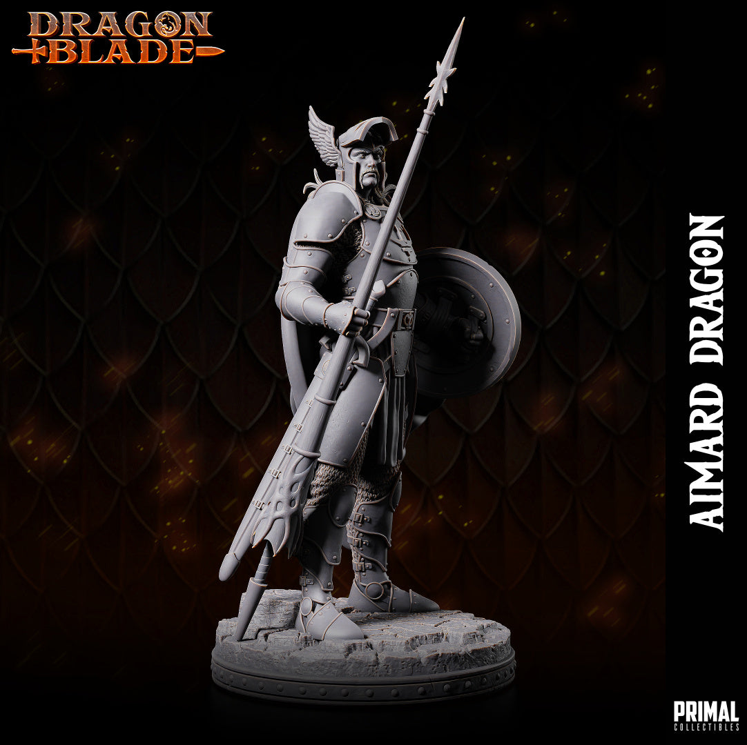 Primal Collectibles - Aimard Dragon, Human Fighter - Dragonblade 2024 January