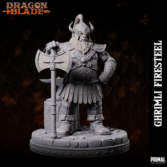 Primal Collectibles - Ghrimli Firesteel - Dragon Blade 2023 July