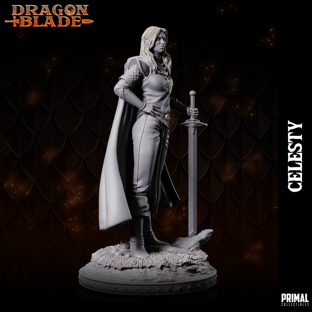 Primal Collectibles - Celesty Sunwindy, Elf Paladin - Dragonblade 2024 January